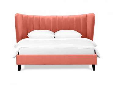 Кровать Queen Agata L 160х200 кораллового цвета