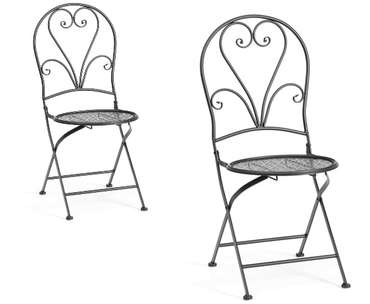 Набор из двух стульев Love Chair черного цвета