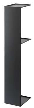 Подставка для туалетной бумаги Slim Tower черного цвета