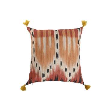 Декоративная подушка Boho 45x45 бежево-коричневого цвета