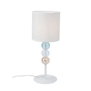 Настольная лампа V2996-0/1L (ткань, цвет белый)