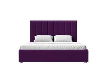 Кровать Афродита 160х200 с подъемным механизмом фиолетового цвета