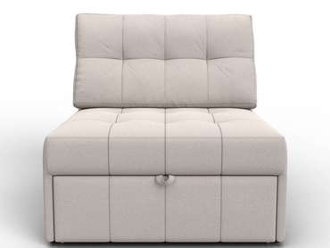 Кресло-кровать Лига-107 светло-бежевого цвета (замша)