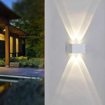 Архитектурный светильник 86856-9.2-001KT LED4W WT (металл, цвет белый)