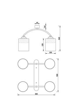 Люстра Freya FR5088PL-04B Gretta Modern