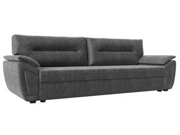 Прямой диван-кровать Нэстор Лайт серого цвета