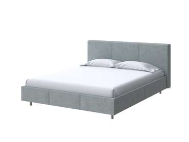 Кровать Novo 140х200 серого цвета