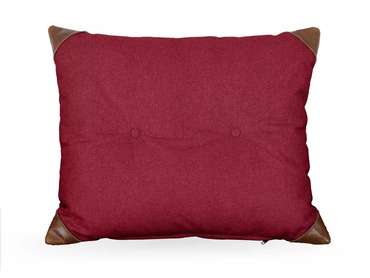 Подушка Chesterfield 60х60 бордового цвета