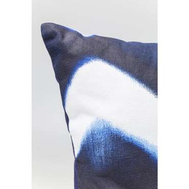 Подушка Santorini сине-белого цвета 