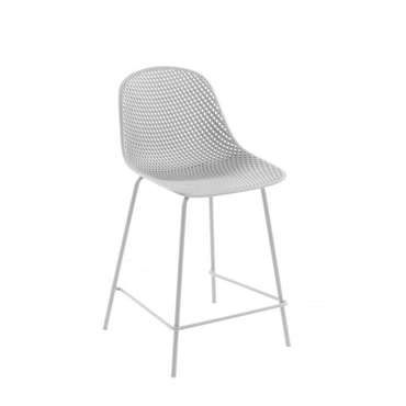 Полубарный стул Quinby белего цвета