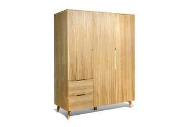 Шкаф для одежды Elva с двумя ящиками и дверцами