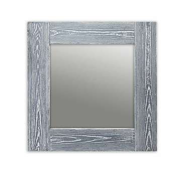 Настенное зеркало Шебби Шик 50х65 серого цвета