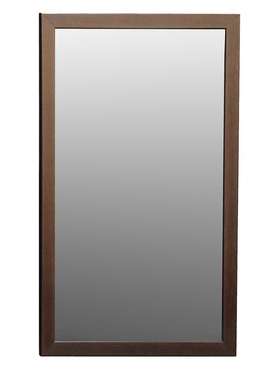 Настенное зеркало Лючия 80х130 в раме темно-коричневого цвета