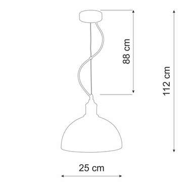 Подвес V4851-1/1S, 1xE27 макс. 40Вт