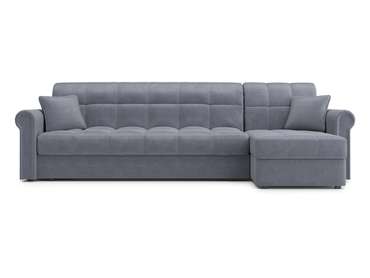 Угловой диван-кровать Палермо 1.4 серого цвета