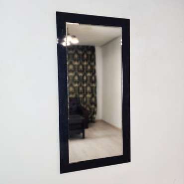 Настенное зеркало Stonehenge 70х140 черно-серебряного цвета