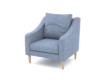 Кресло Ричи голубого цвета