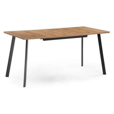 Раздвижной обеденный стол Колон Лофт коричневого цвета