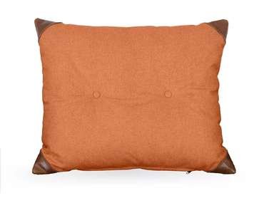 Подушка Chesterfield 60х60 оранжевого цвета