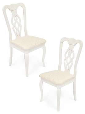 Набор из двух стульев Афродита бело-кремового цвета