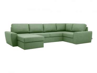 Угловой диван-кровать Petergof зеленого цвета