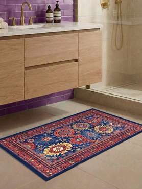 Коврик Rubber eleganza 50x80 красно-синего цвета