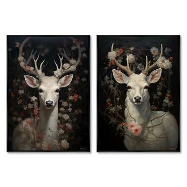 Набор из двух репродукций картин Magic Deer, 2024г.