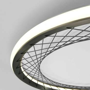 Потолочный светодиодный светильник 40023/1 LED серый Parafe