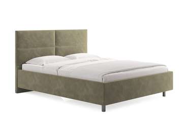 Кровать Omega 160х200 оливкового цвета без основания и подъемного механизма 