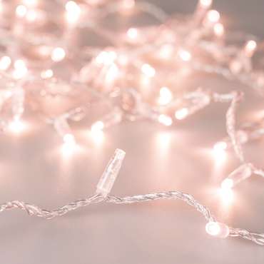 Светодиодная гирлянда ARD-STRING-CLASSIC-1000-CLEAR-100LED-PULSE Rose Gold (230V, 7W) (Ardecoled, IP65) 031643