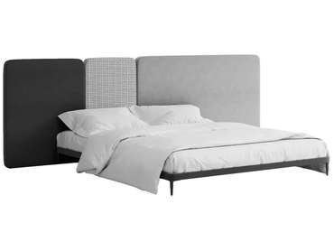 Кровать Licata 180х200 композиция 6 серого цвета