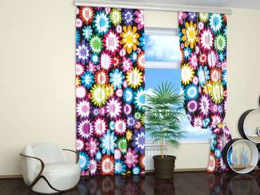 Дизайнерские фотошторы: Цветочная фантазия