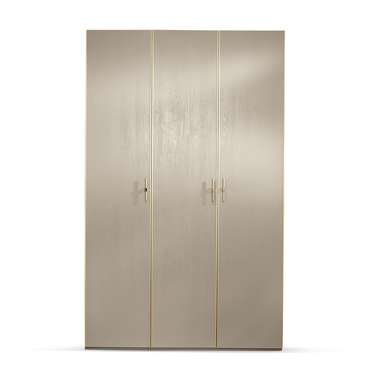 Шкаф трехдверный Palmari серо-бежевого цвета