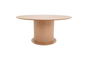 Обеденный стол Пурр К 160 бежевого цвета