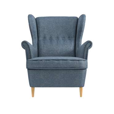 Кресло Бенон синего цвета