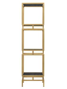 Стеллаж Cubic-3 золотого цвета
