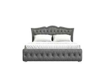 Кровать Герда 180х200 серого цвета с подъемным механизмом