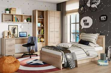 Шкаф Doorset бежевого цвета