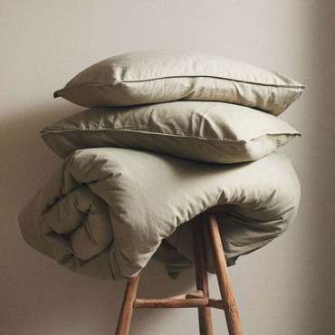 Постельное белье из смесового льна для двуспальной кровати/кровати размера «king-size»