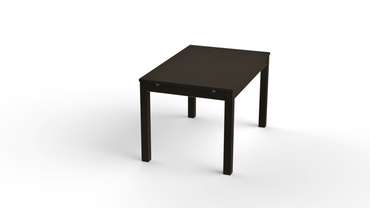 Раскладной обеденный стол Вардиг М черного цвета