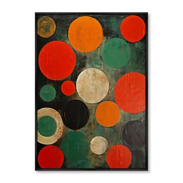 Репродукция картины Planets of color, No 2, 2024г.