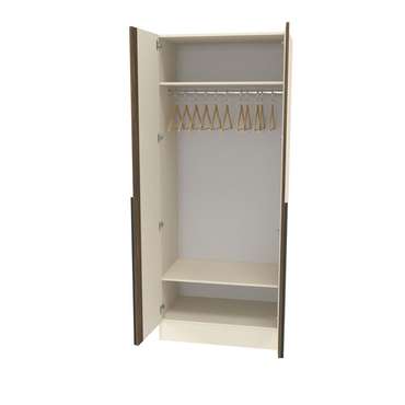 Шкаф с вешалкой База Ш900.3 цвета сатин