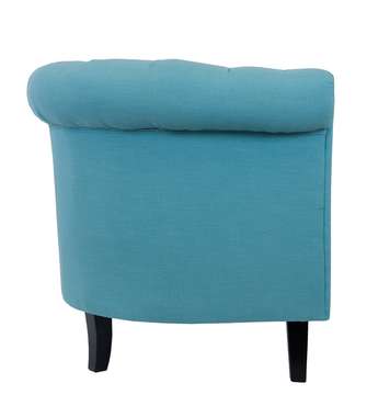 Кресло Swaun turquoise бирюзового цвета