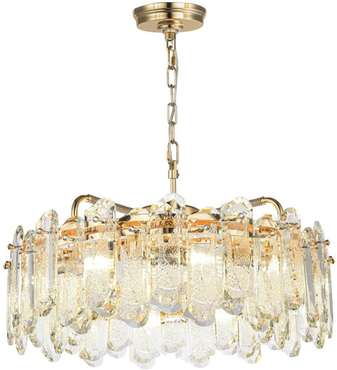 Подвесная люстра Odeon Light Bullon 5069/10 золото/прозрачный/металл/хрусталь E14 10*40W