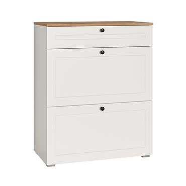 Тумба для обуви Остин белого цвета