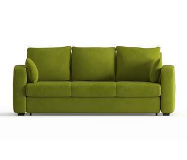 Диван-кровать Риквир в обивке из велюра светло-зеленого цвета
