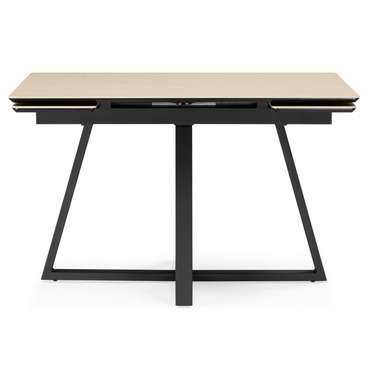 Обеденный стол Памелла 80х120 бежевого цвета