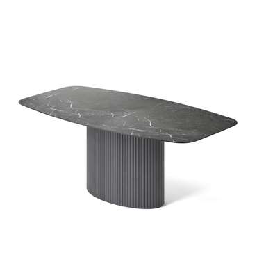 Обеденный стол прямоугольный Эрраи черного цвета