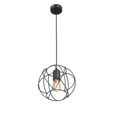 Подвесной светильник V3972-1/1S (металл, цвет черный)