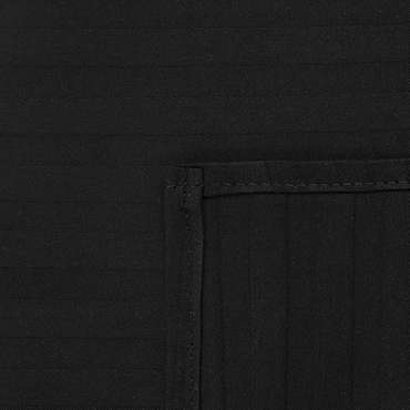 Простыня 'HoReCa' 240х217, страйп-сатин, 100% хлопок, пл. 125 гр./кв. м., 'Черный'